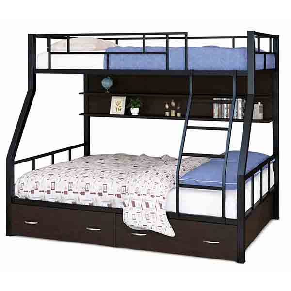 تخت دوطبقه یک نفره و دو نفره متصل فلزی S1500